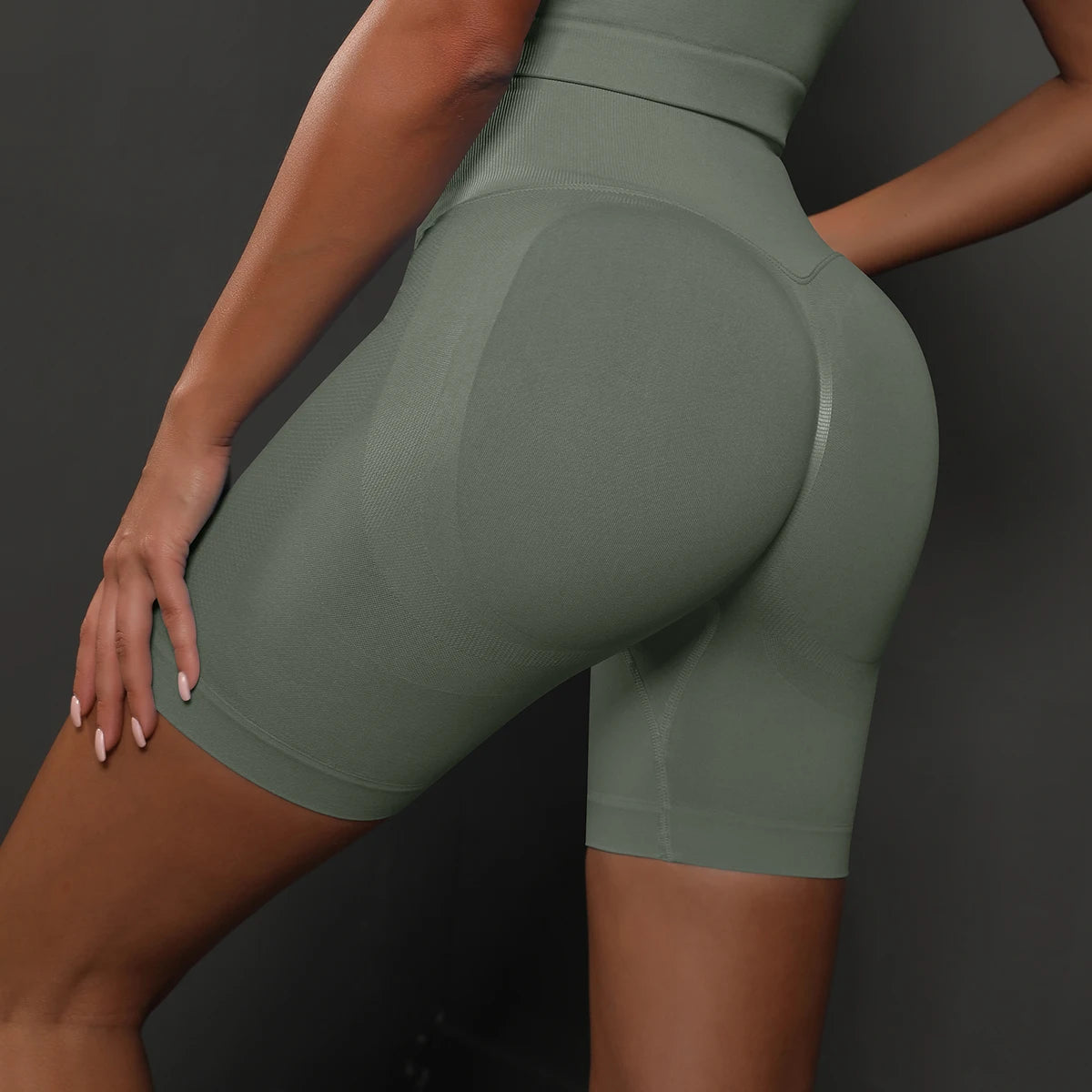 Shorts de Yoga Femme – Taille Haute, Gainant & Sans Coutures