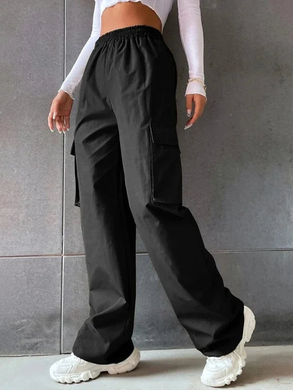 Pantalon Cargo Streetwear Vintage pour Femme – Style Urbain et Confort Assuré