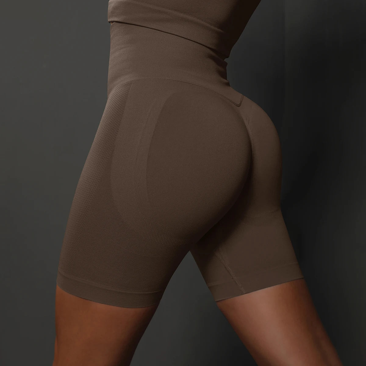 Shorts de Yoga Femme – Taille Haute, Gainant & Sans Coutures