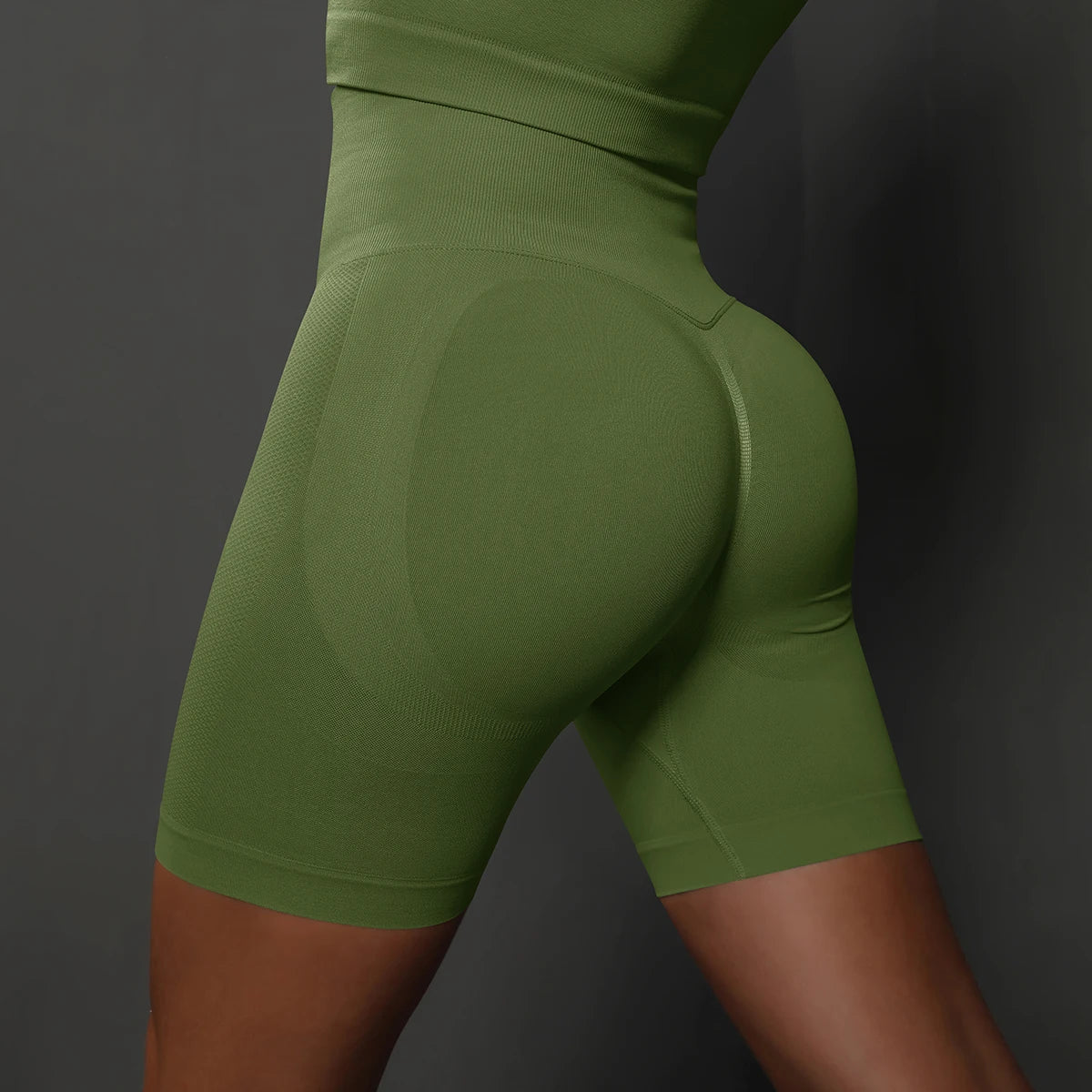 Shorts de Yoga Femme – Taille Haute, Gainant & Sans Coutures