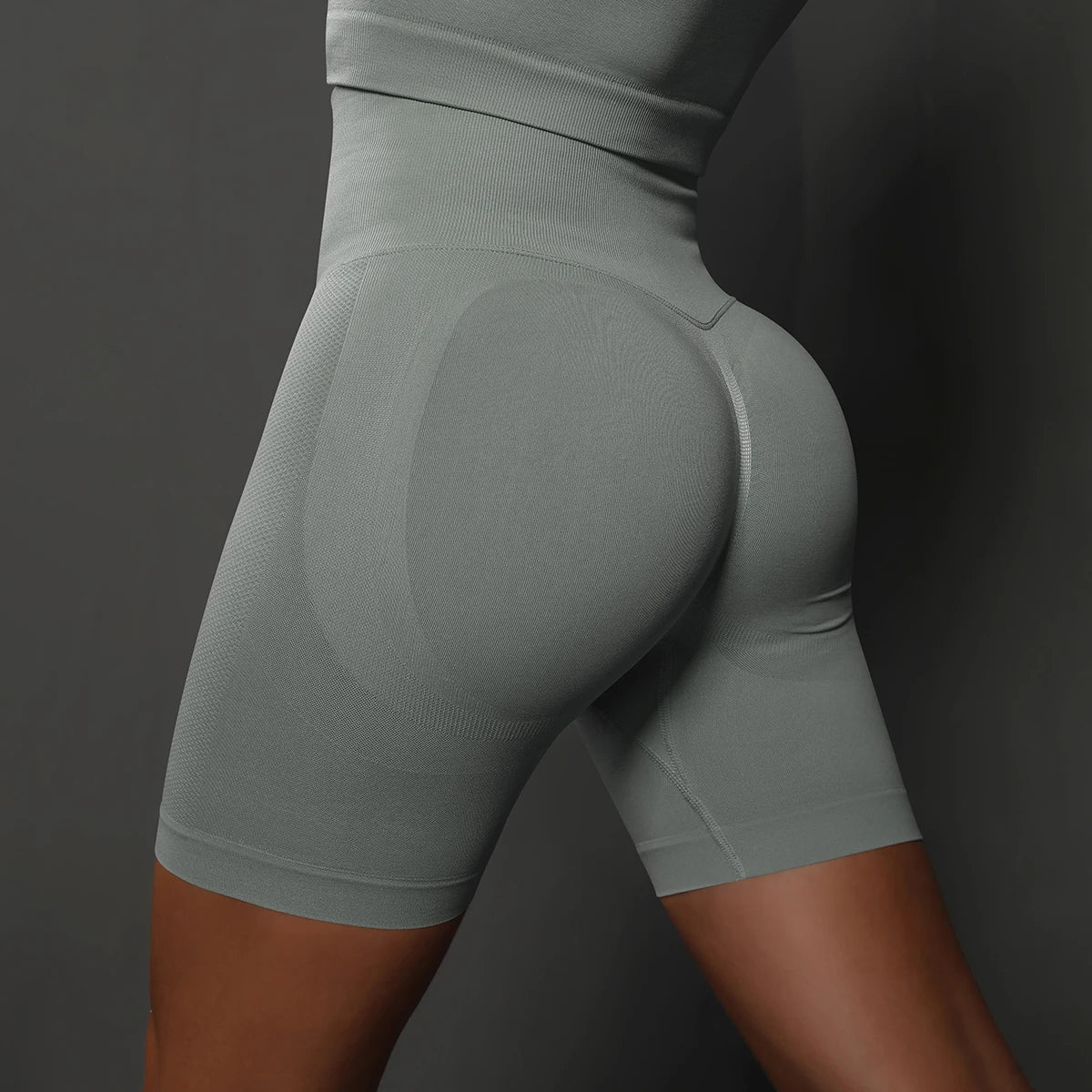 Shorts de Yoga Femme – Taille Haute, Gainant & Sans Coutures