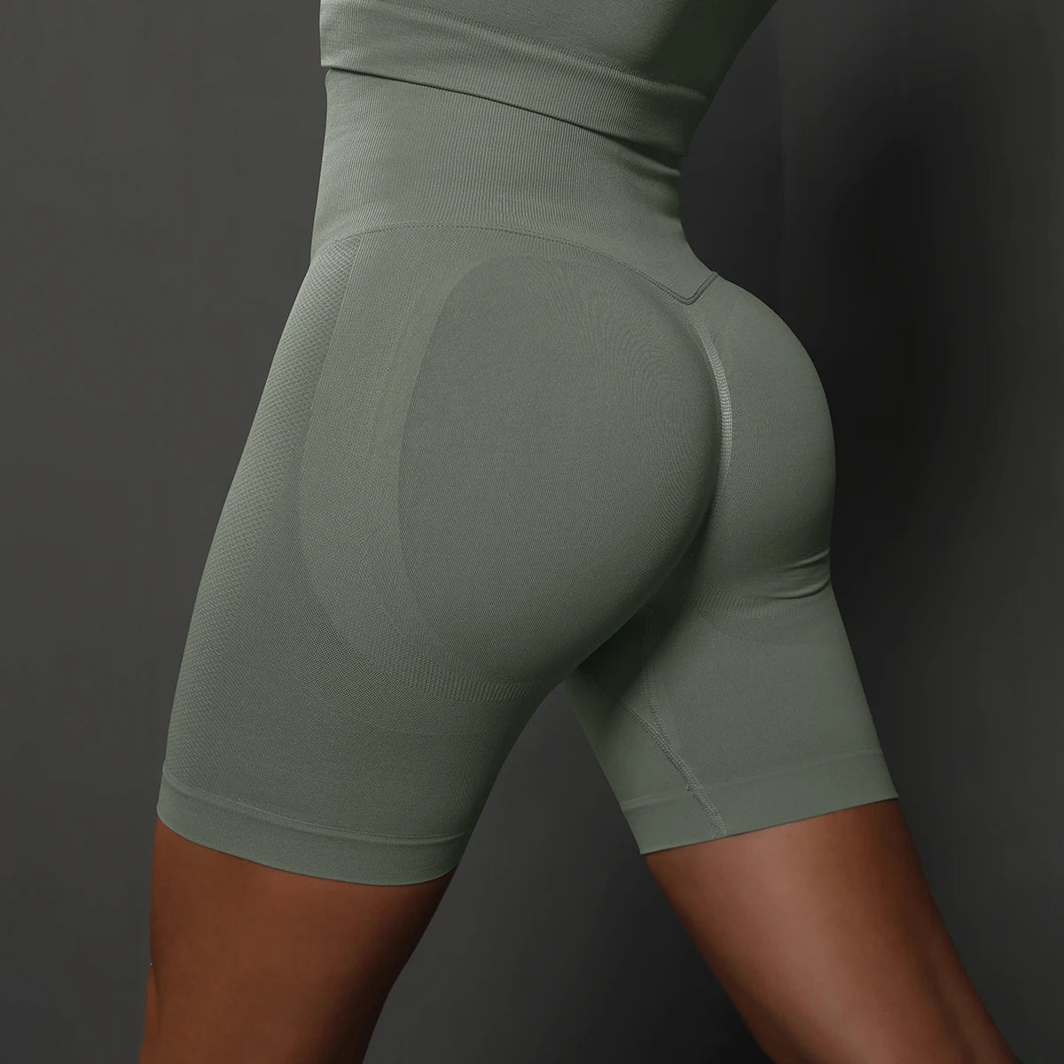 Shorts de Yoga Femme – Taille Haute, Gainant & Sans Coutures