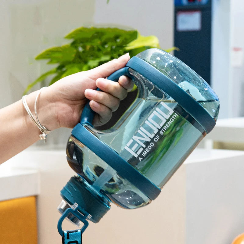 Gourde Sport Grande Capacité – 1.6L ou 2.4L, Design Carré & Poignée Portative accessoires